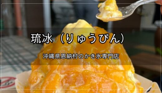 琉冰（りゅうぴん） | 沖縄県恩納村のかき氷専門店｜２０２４年７月訪問